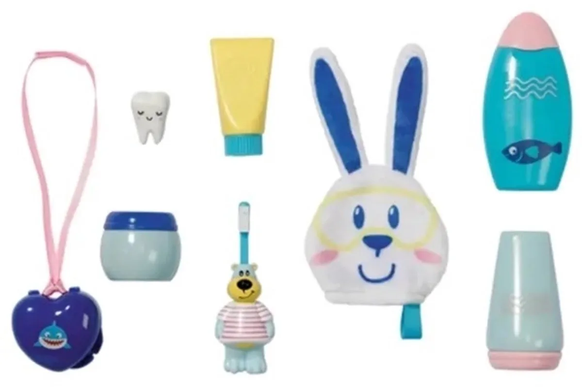Badplezier-set - Poppenverzorginsproduct de BABY born en Multicolore – photo du produit