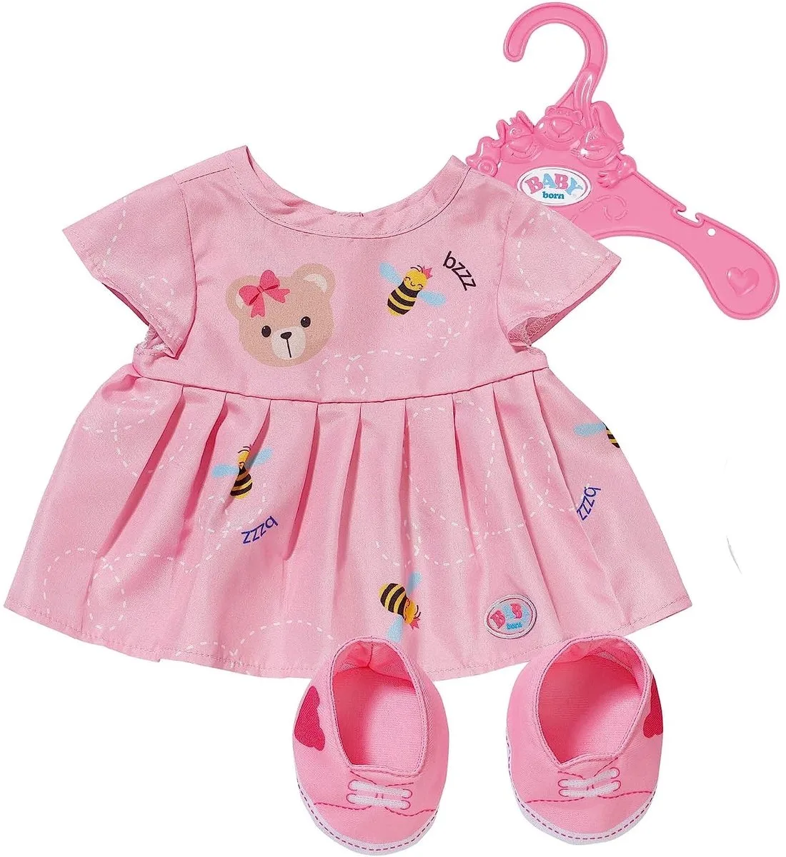 Beer Jurk en outfit - 43 cm pop - Roze de BABY born en Multicolore – photo du produit