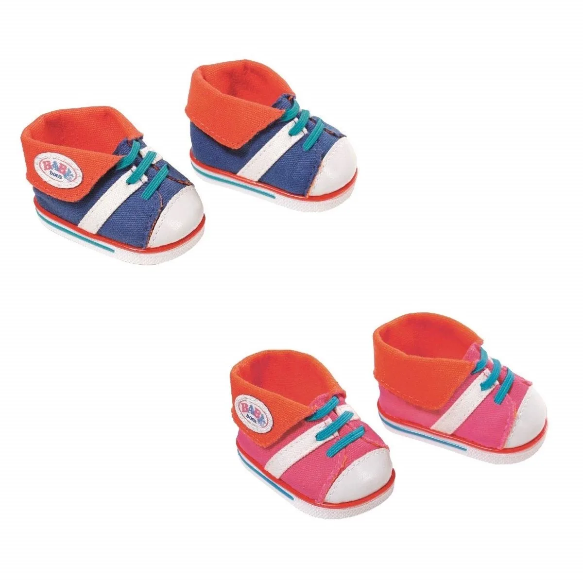 Chucks de BABY born en Bleu, Blanc, Orange – photo du produit