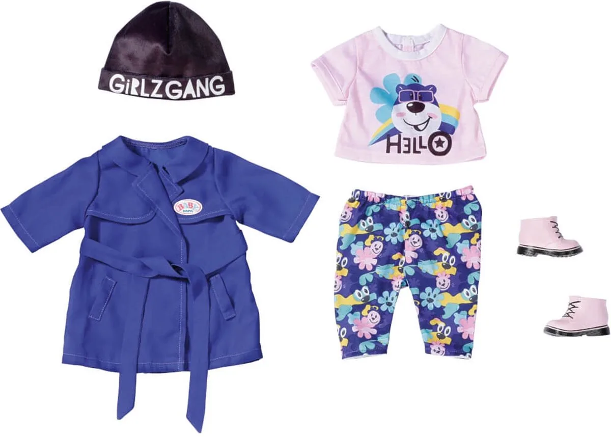Deluxe Cold Day Set 43cm van BABY born in Meerkleurig – productfoto