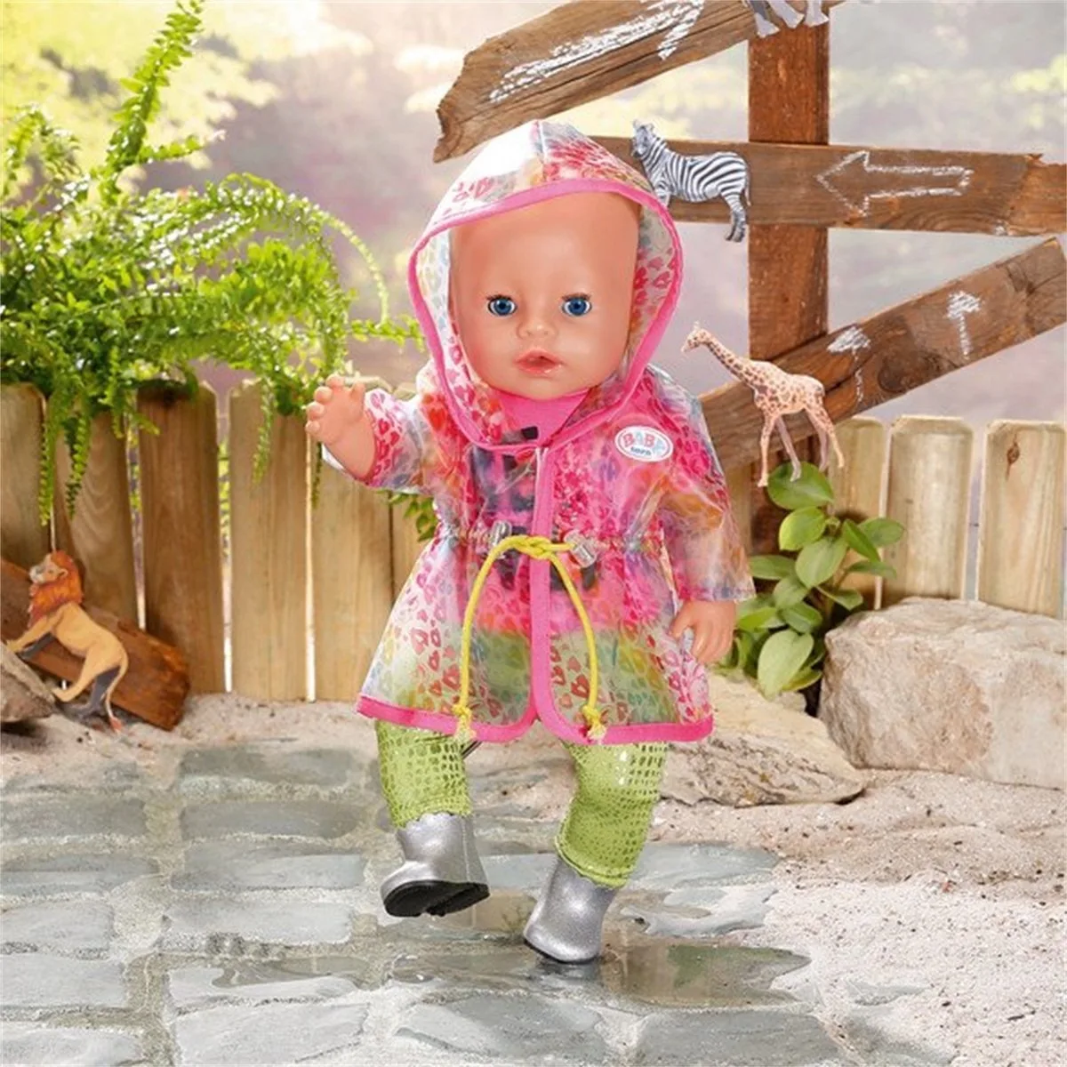 Deluxe Rainbow Set 43cm van BABY born in Meerkleurig – productfoto