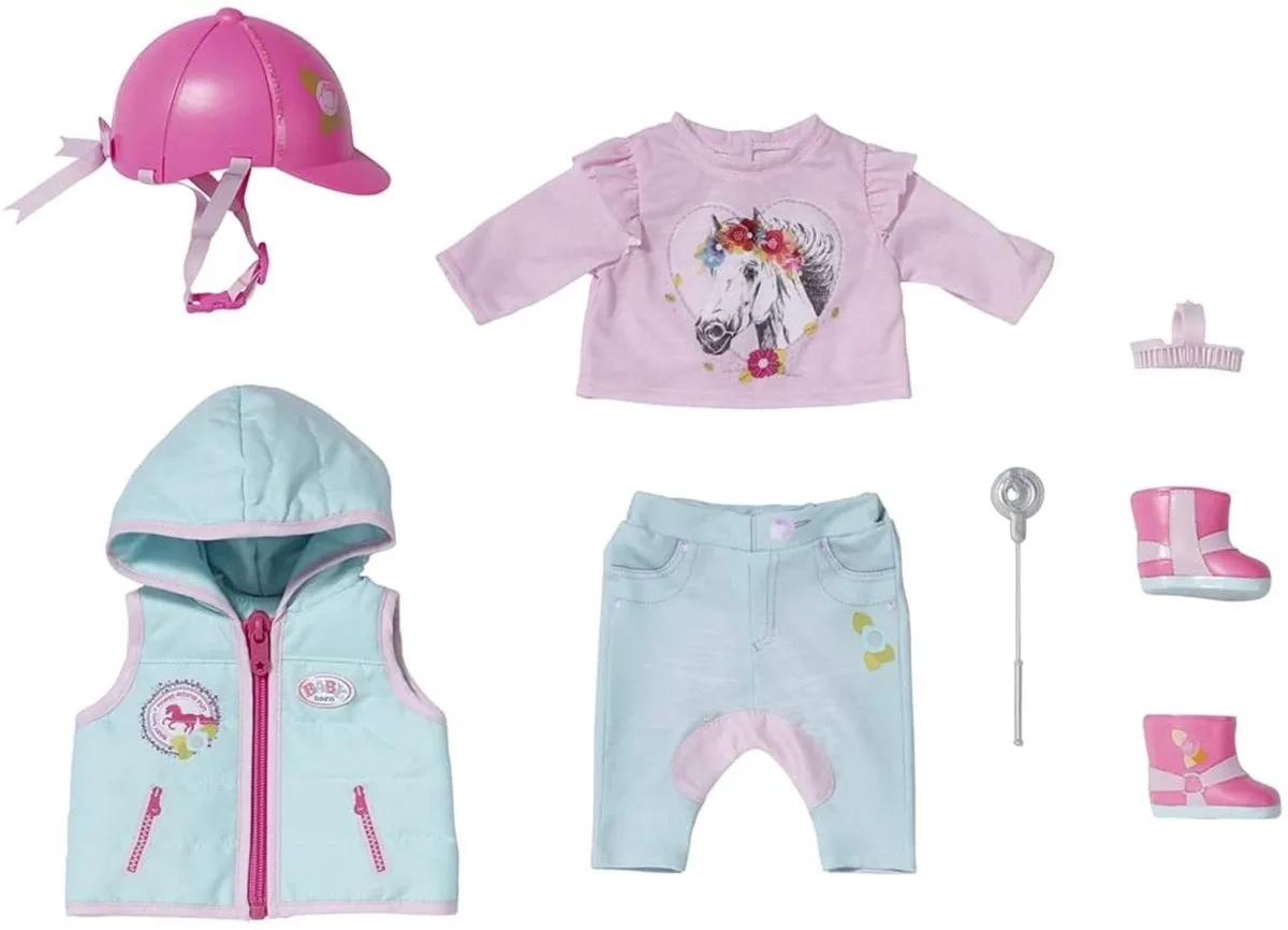 Deluxe Riding Outfit 43cm van BABY born in Meerkleurig – productfoto
