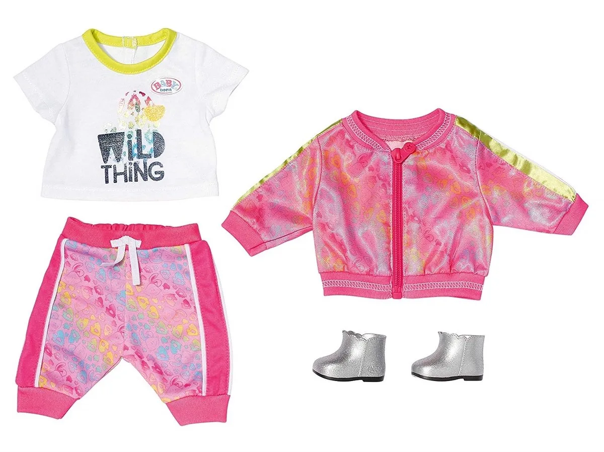 Deluxe Trendy Set 43cm von BABY born in Rosa – Produktfoto
