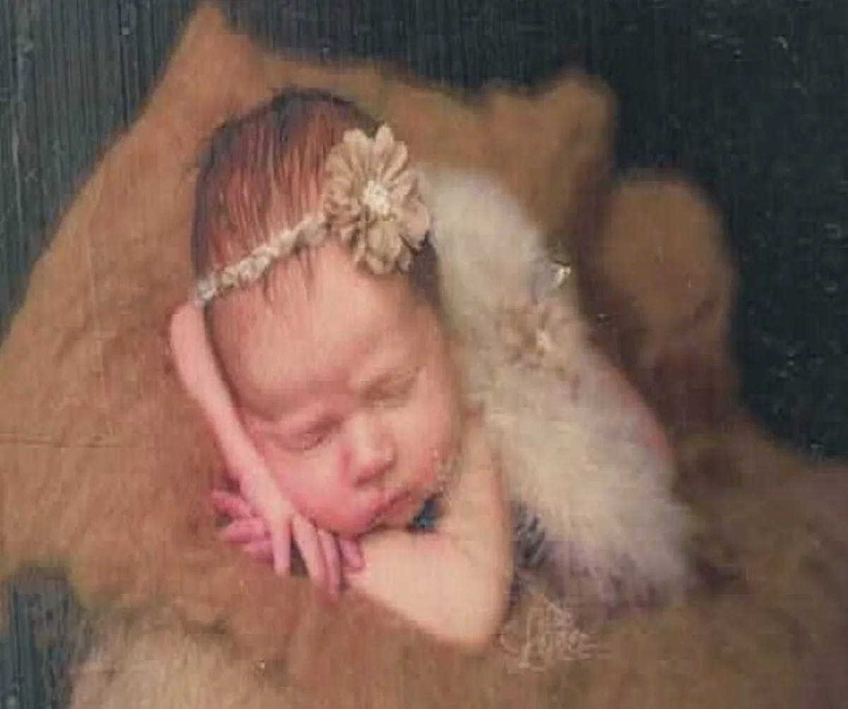Diamond Painting - Volwassenen - Baby newborn - 50x60cm - Ronde Steentjes de BABY born – photo du produit