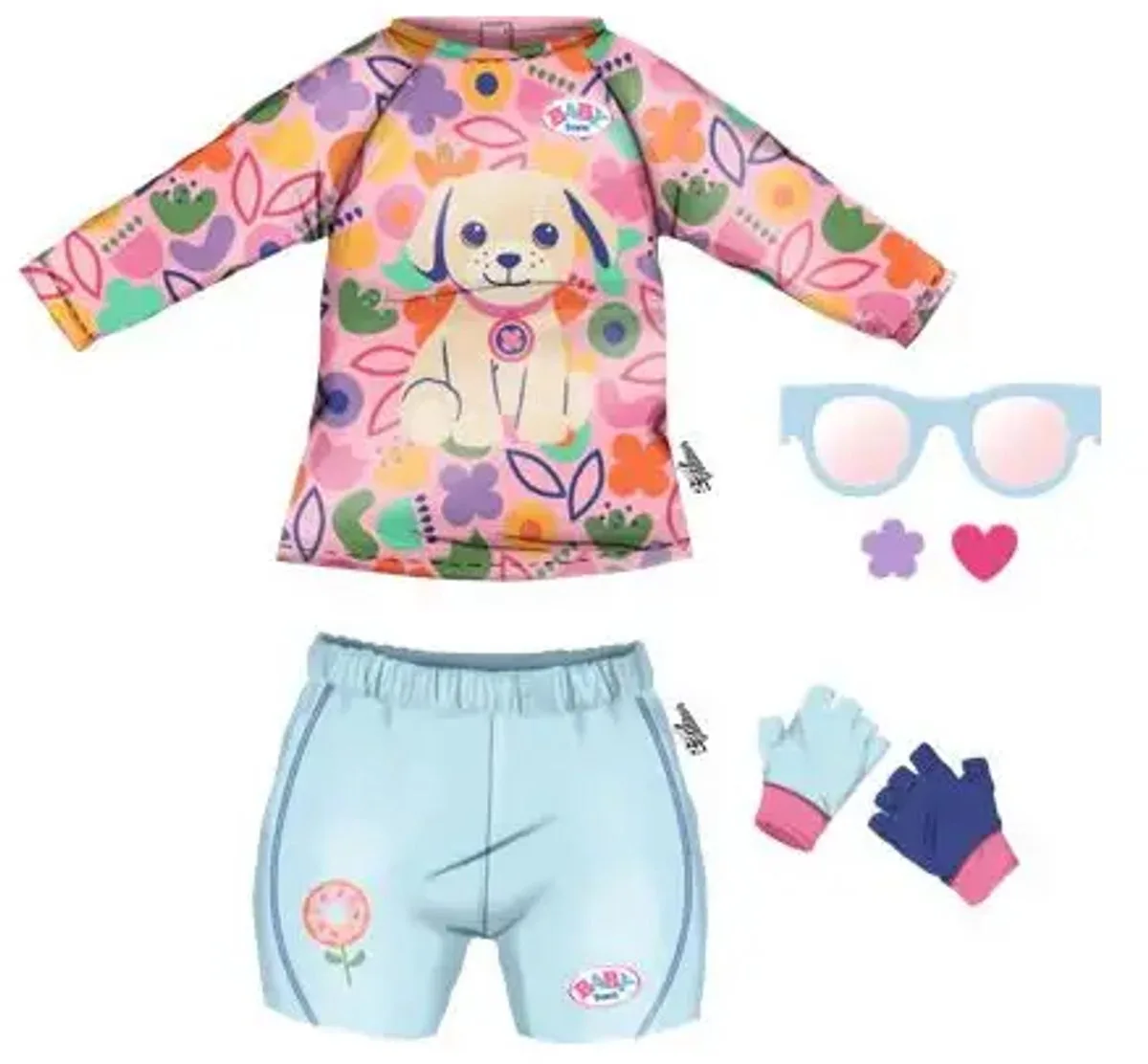 Fietsoutfit - 43cm van BABY born in Meerkleurig – productfoto