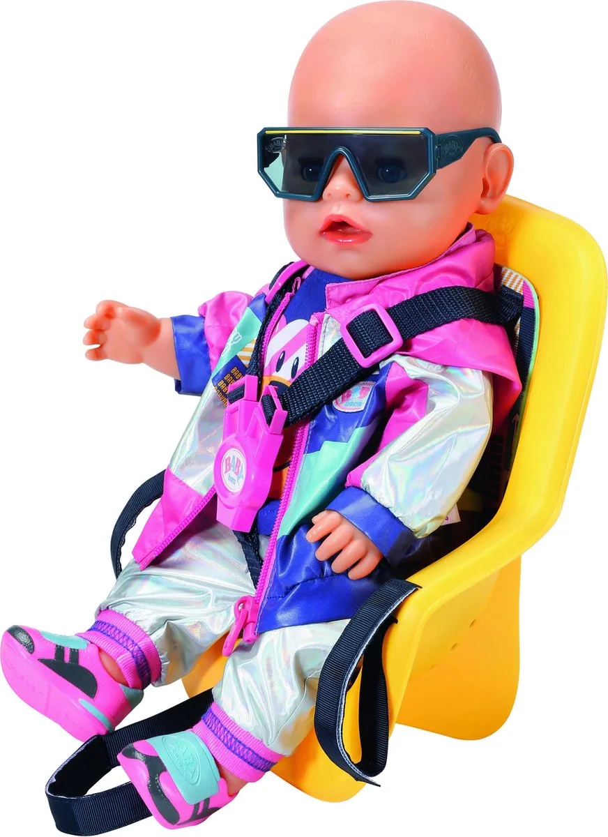 Fietsstoeltje - Geel von BABY born in Gelb – Produktfoto