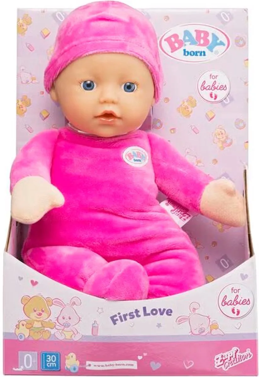 For Babies First Love Babypop - 30 CM - of Paars de BABY born en Rose – photo du produit
