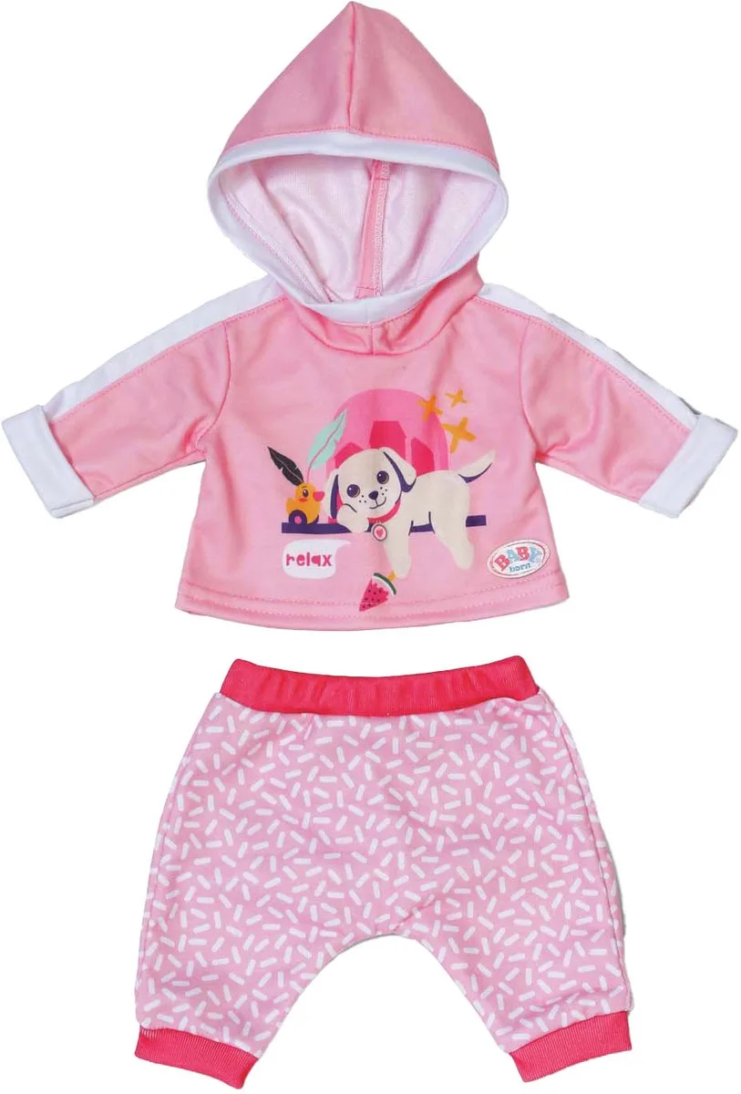 Joggingpak (43 cm) de BABY born en Rose – photo du produit