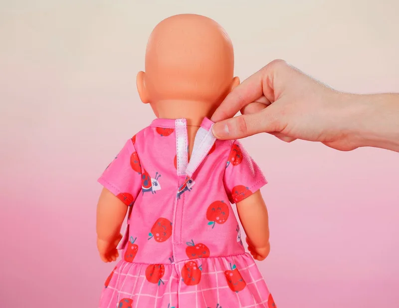 Jurk - 36 cm van BABY born in Roze – productfoto 3 van 3