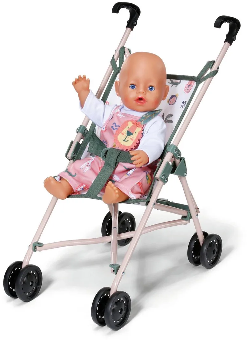 Kinderwagen - Geschikt voor poppen de BABY born en Multicolore – photo du produit