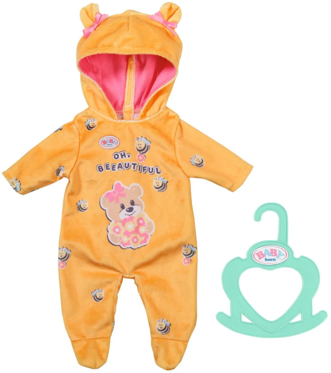Kleine Beer Onesie - Poppenkleding 36 cm de BABY born en Bleu – photo du produit