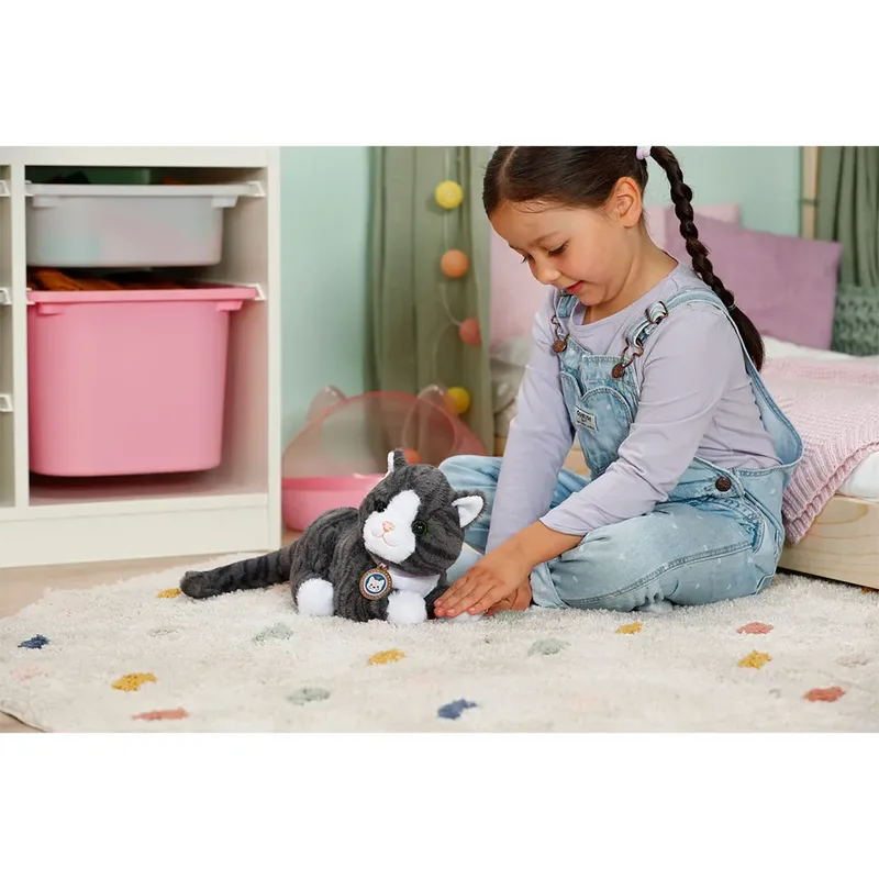 knuffelkat Cookie met geluid en kattenmand - interactief speelgoed by BABY born in Multicolour – product photo 4 of 6