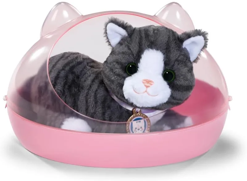knuffelkat Cookie met geluid en kattenmand - interactief speelgoed by BABY born in Multicolour – product photo 1 of 6