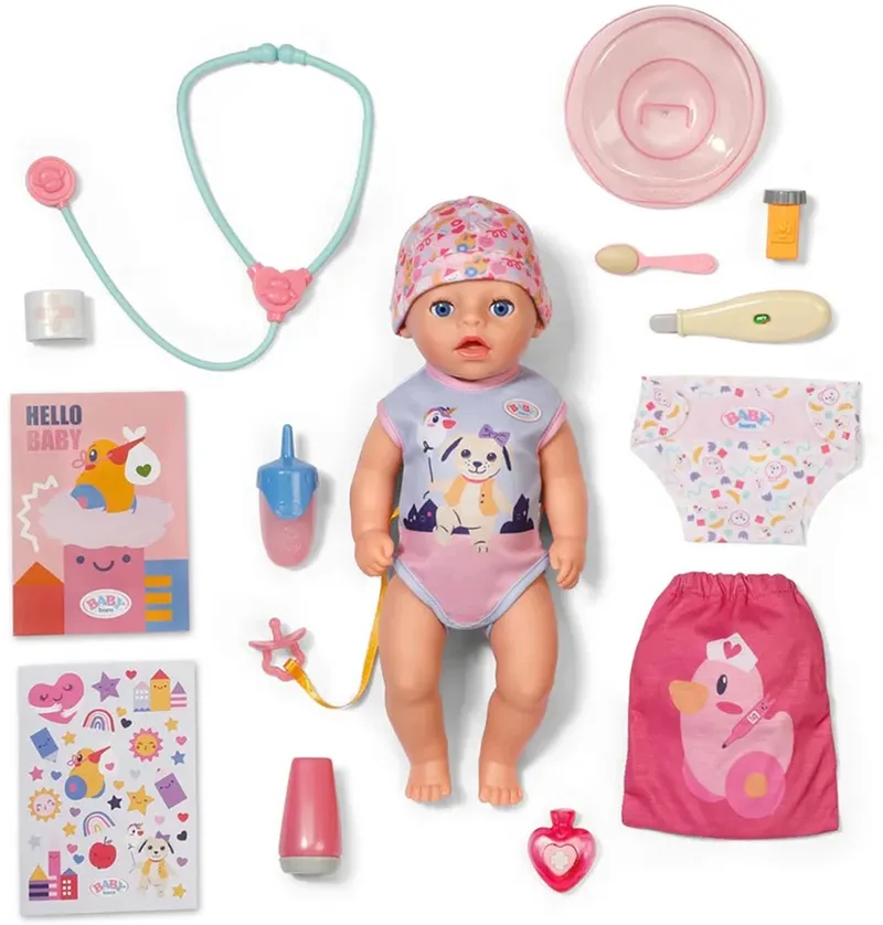 Lena Little Cares 36 Cm Pop Roze Kinderen fra BABY born i Flerfarvet – produktbillede