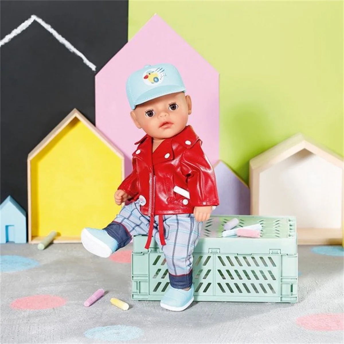 Little Cool Kids Outfit - Poppenkleding 36 cm de BABY born en Multicolore – photo du produit