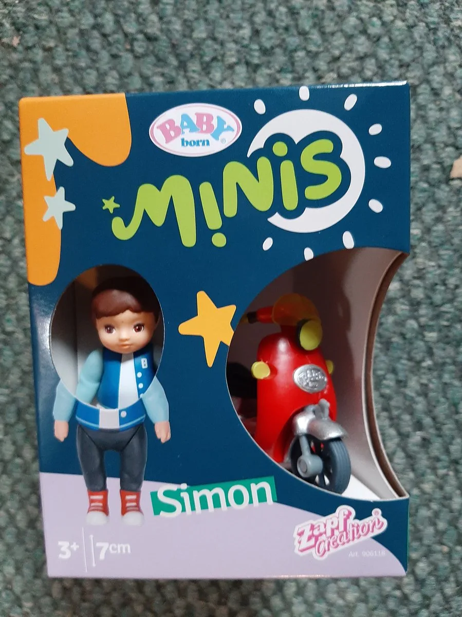 Minis - Scooter mit Simon van BABY born in Meerkleurig – productfoto