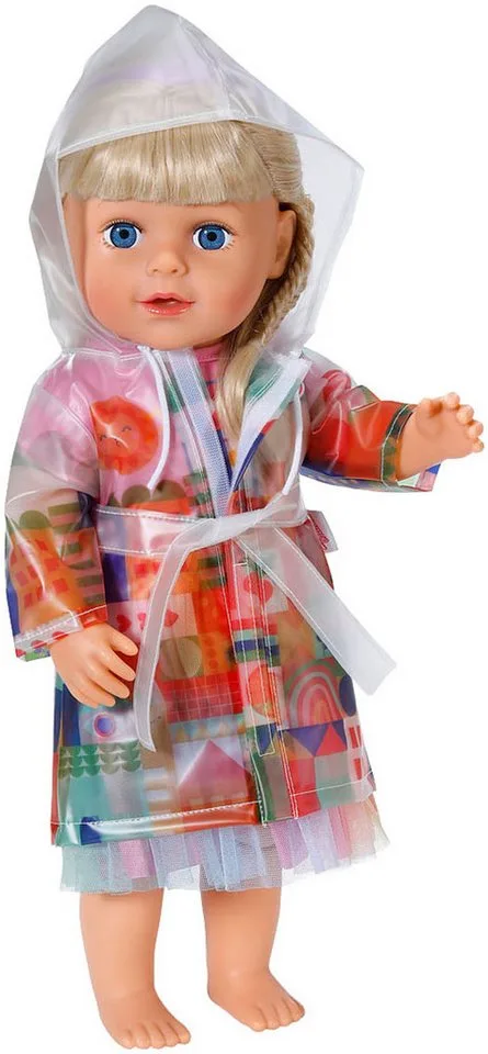 poppen regenjas 43cm kleurrijk - poppenkleding. by BABY born in Multicolour – product photo 4 of 5