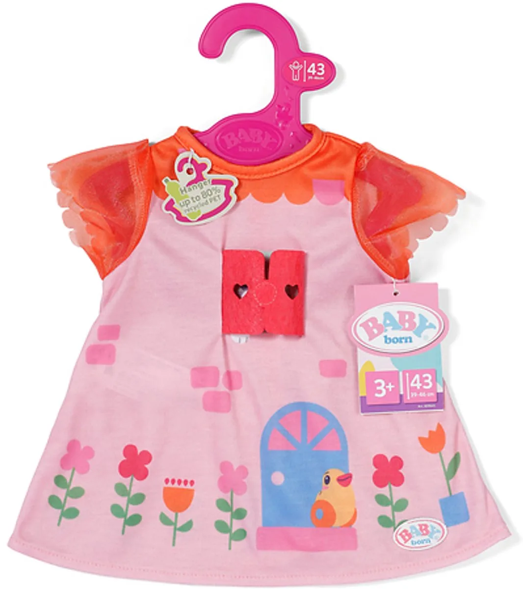 poppenjurk huis 43 cm kleurrijk poppenaccessoire. de BABY born en Multicolore – photo du produit