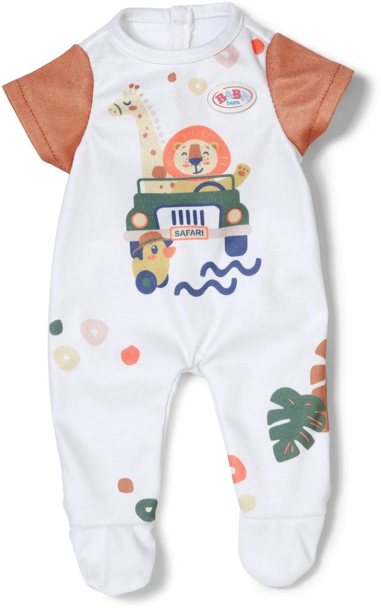 poppenkleding romper jungle 36cm babypop accessoire. från BABY born i Flerfärgad – produktbild