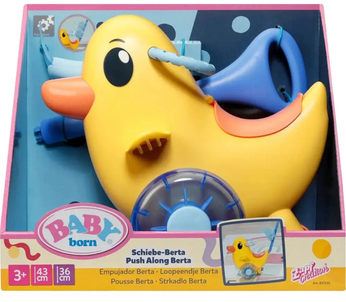 Push Berta - Poppenaccessoire de BABY born en Multicolore – photo du produit