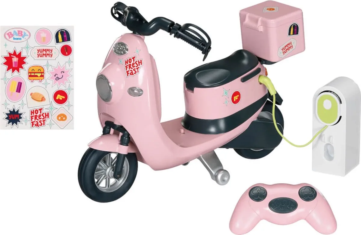RC E-Scooter Roze/Zwart från BABY born i Flerfärgad – produktbild