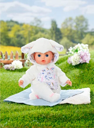 Schaap-onesie (43 cm) fra BABY born i Flerfarvet – produktbillede 2 af 2