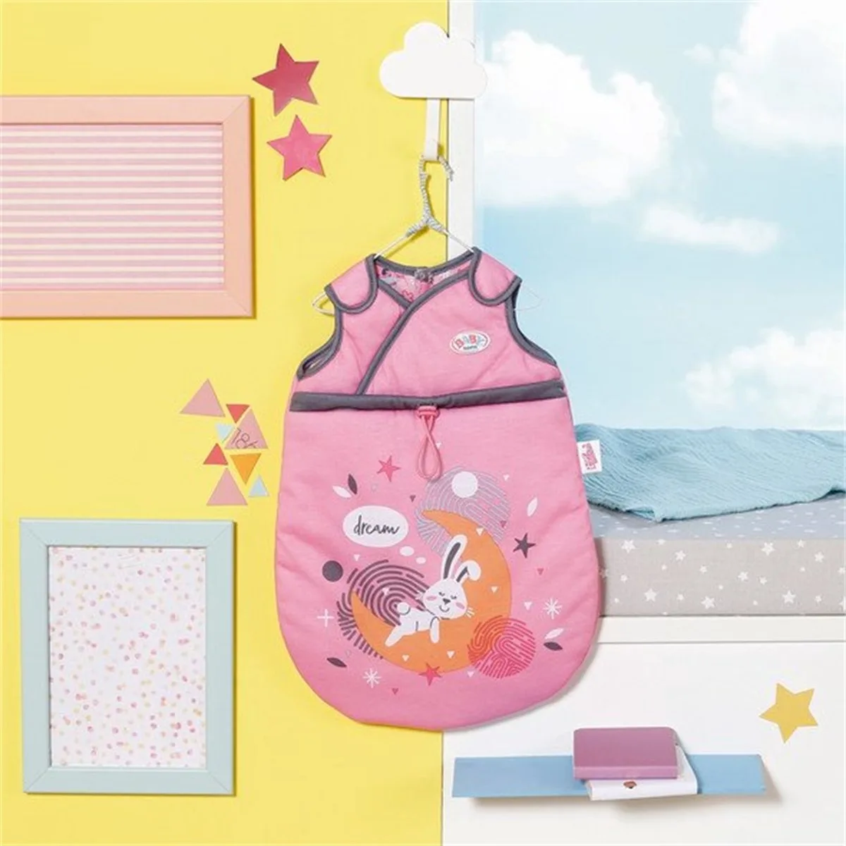 Slaapzak - Poppenkleding 43 + 36 cm de BABY born en Rose – photo du produit