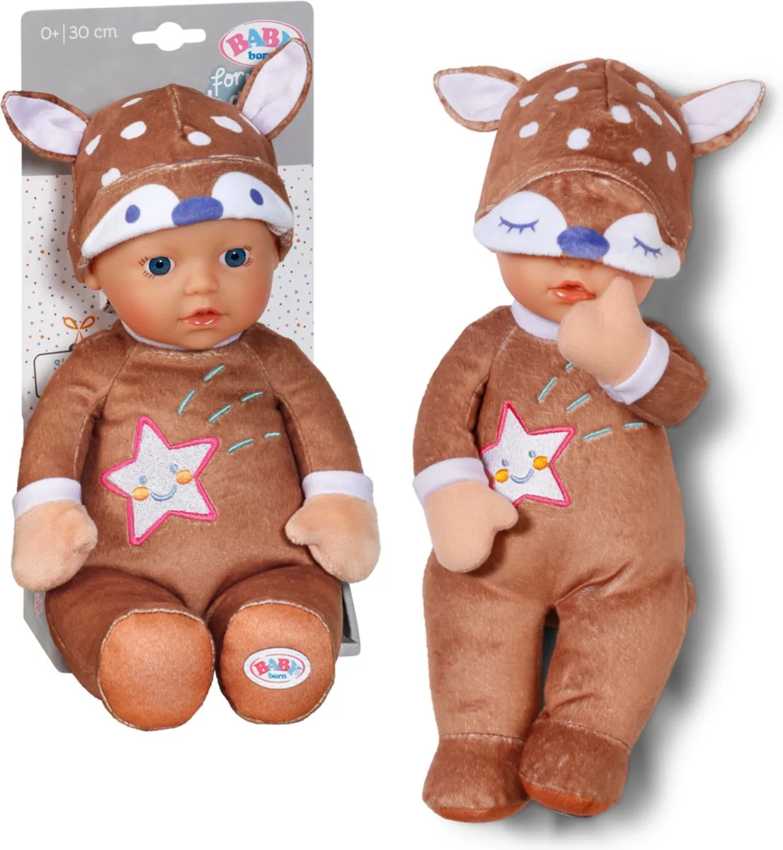 Slapend - 30 cm - Babypop von BABY born in Hertje – Produktfoto