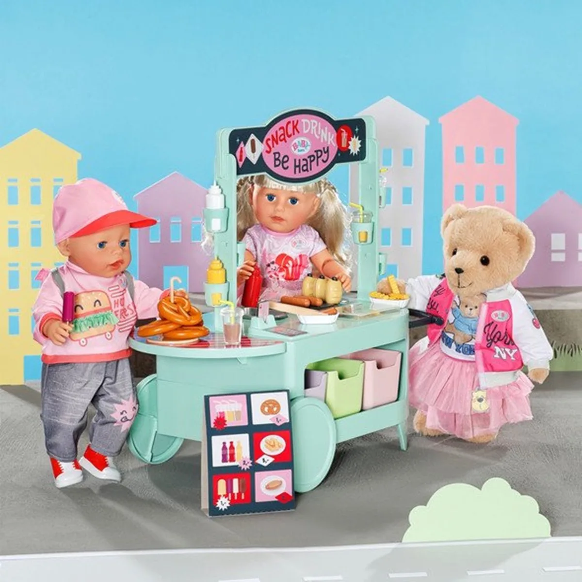 Snack shop - Met geluid en accessoires by BABY born in Multicolour – product photo