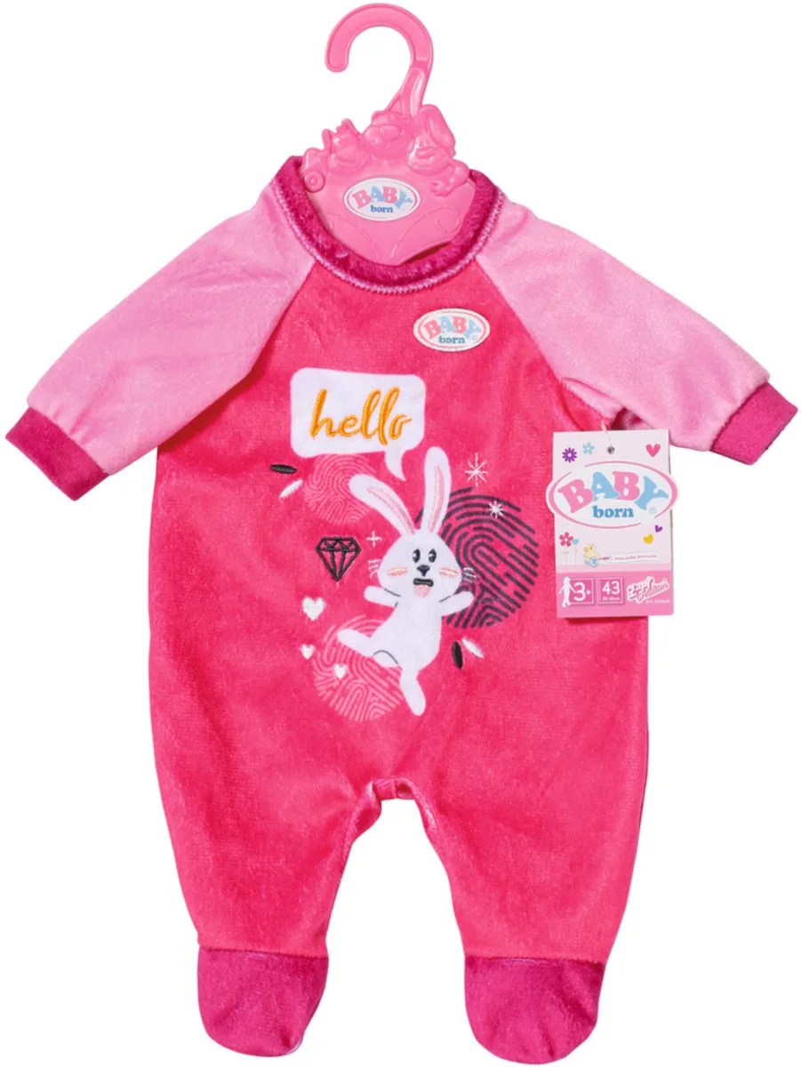 Strampler Pink 43cm, Puppenzubehör von BABY born in Rosa – Produktfoto