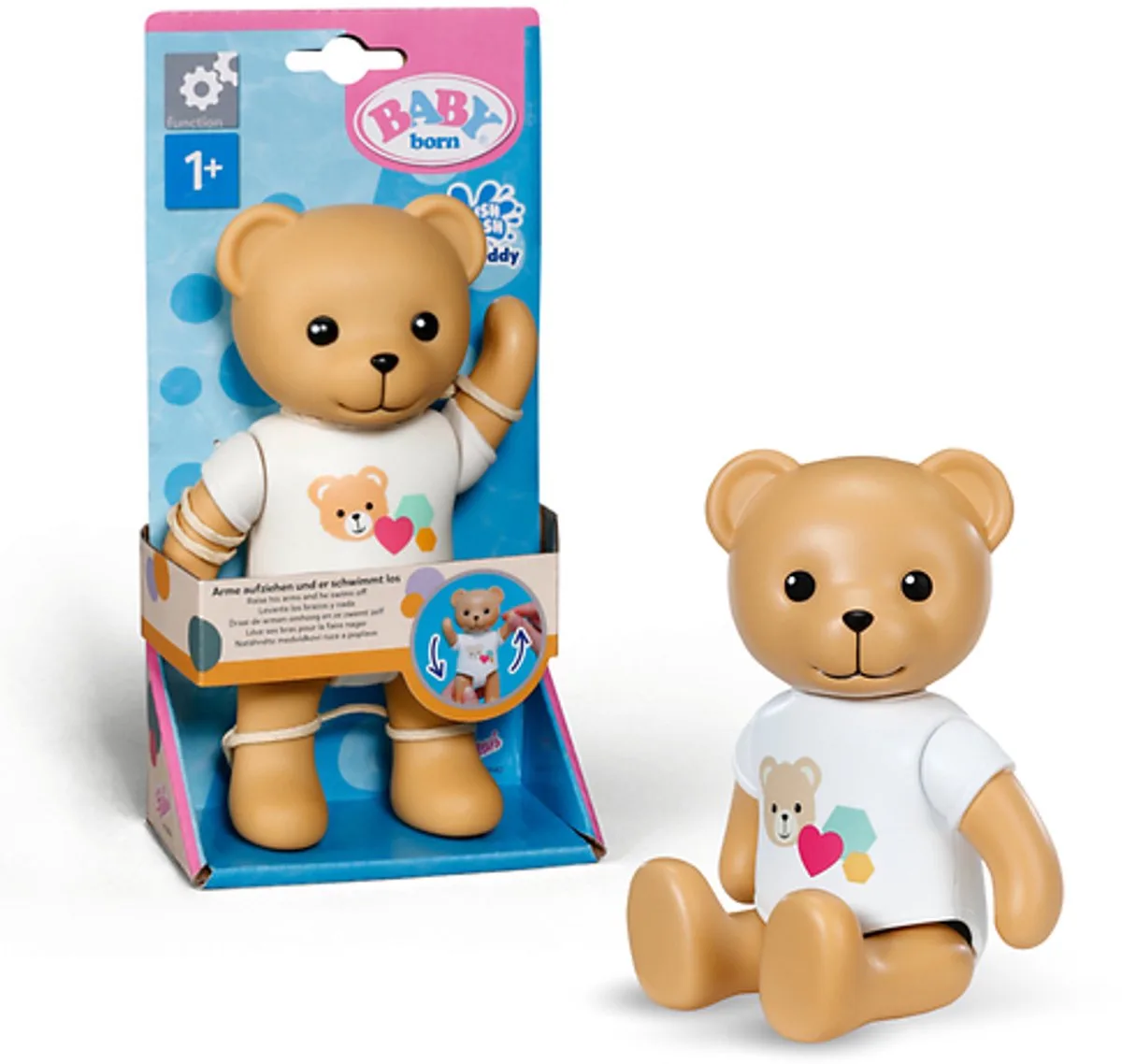 Splish Splash Teddy van BABY born in Meerkleurig – productfoto