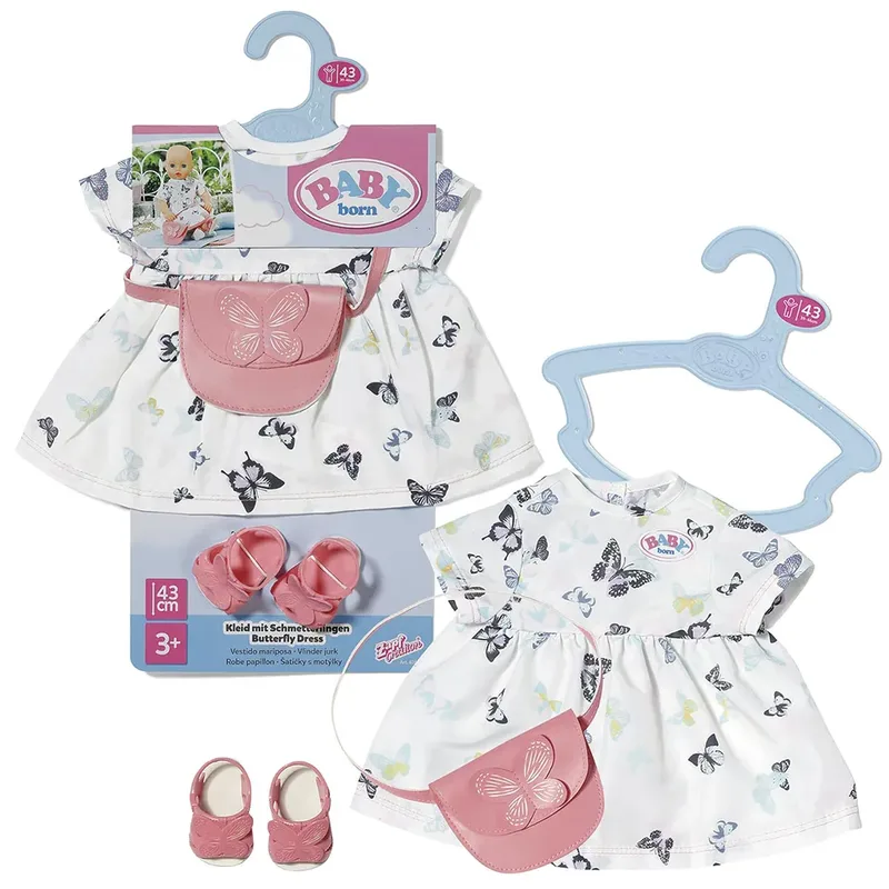 Vlinderjurk 43 Cm by BABY born – product photo 1 of 3