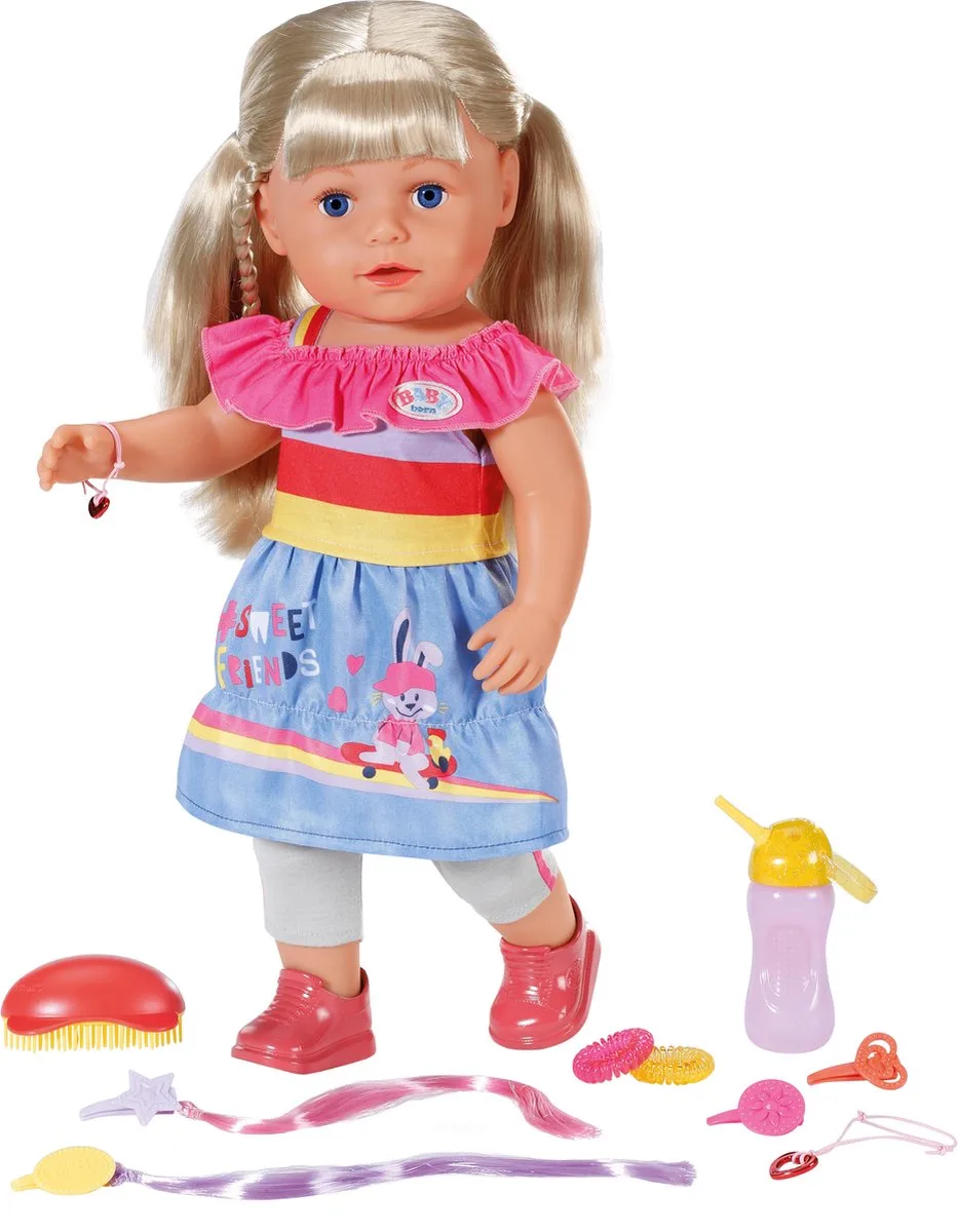 Zus met blond haar - Babypop 43cm von BABY born in Sister Blond – Produktfoto