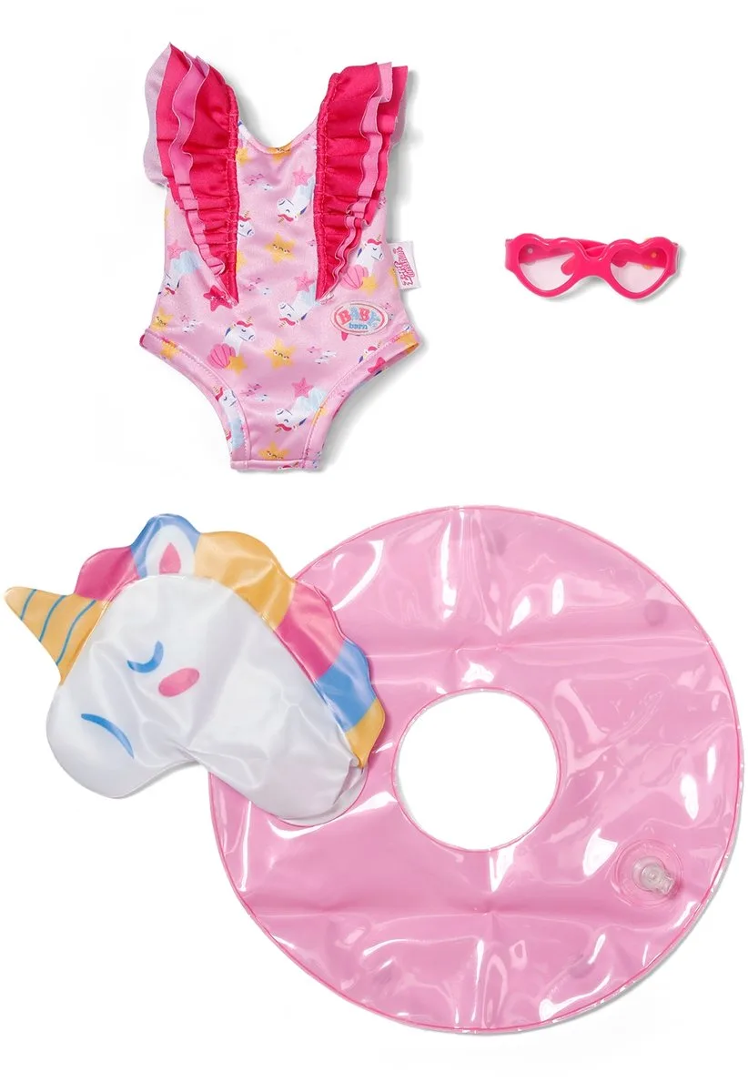 Zwemset Eenhoorn (43 cm) fra BABY born i Flerfarvet – produktbillede