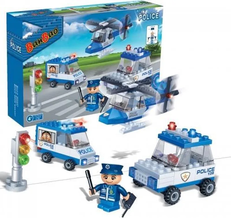 Banbao 8128 Promotion Series Police by BanBao in Blauw – product photo
