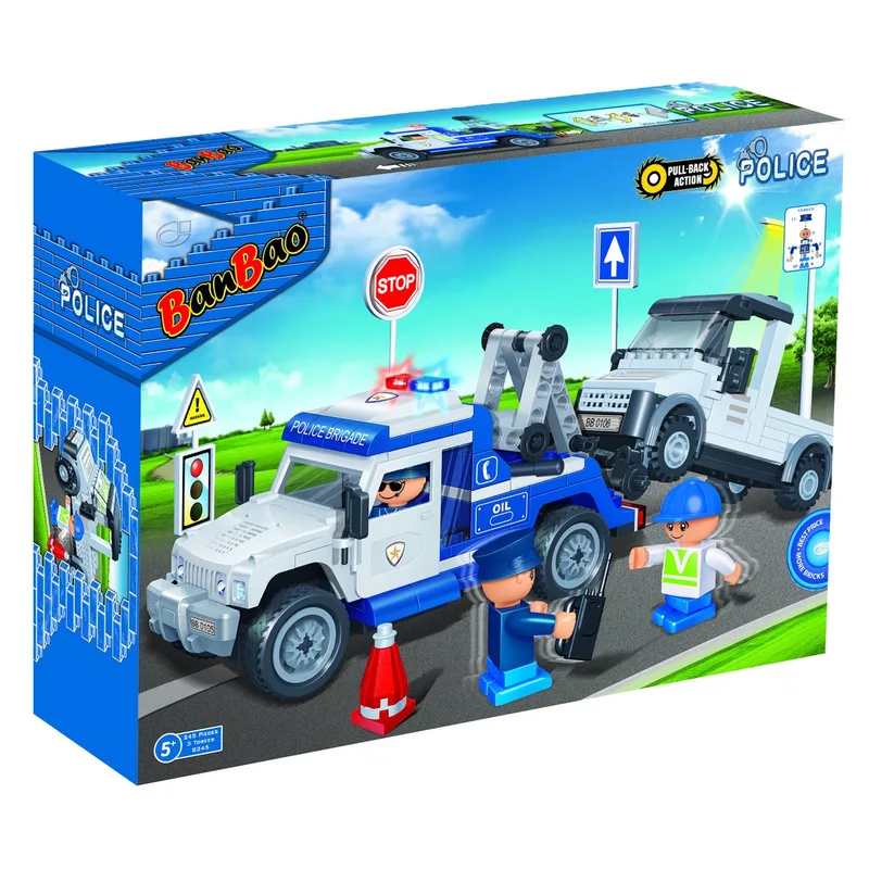 Politie Sleepwagen 8345 by BanBao in Blauw – product photo