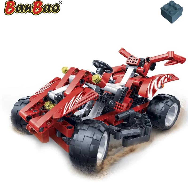Red Racer 6955 de BanBao en Rood – photo du produit