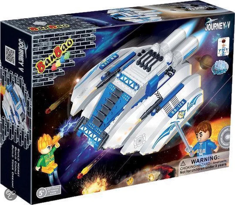 Space Space fighter BB-129 - 6408 by BanBao in Wit – product photo