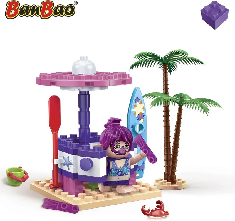 Trendy Beach Strandbar- 6135 de BanBao en Rose – photo du produit