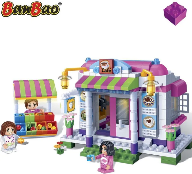 Trendy City Café - 6115 fra BanBao i Roze – produktbillede