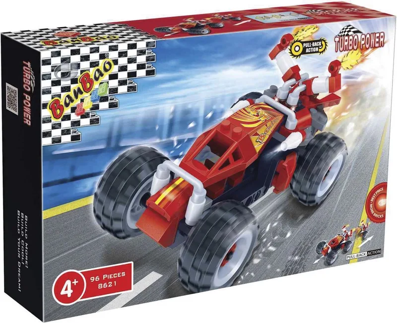 Turbo Power Booster - 8621 by BanBao in Rood – product photo