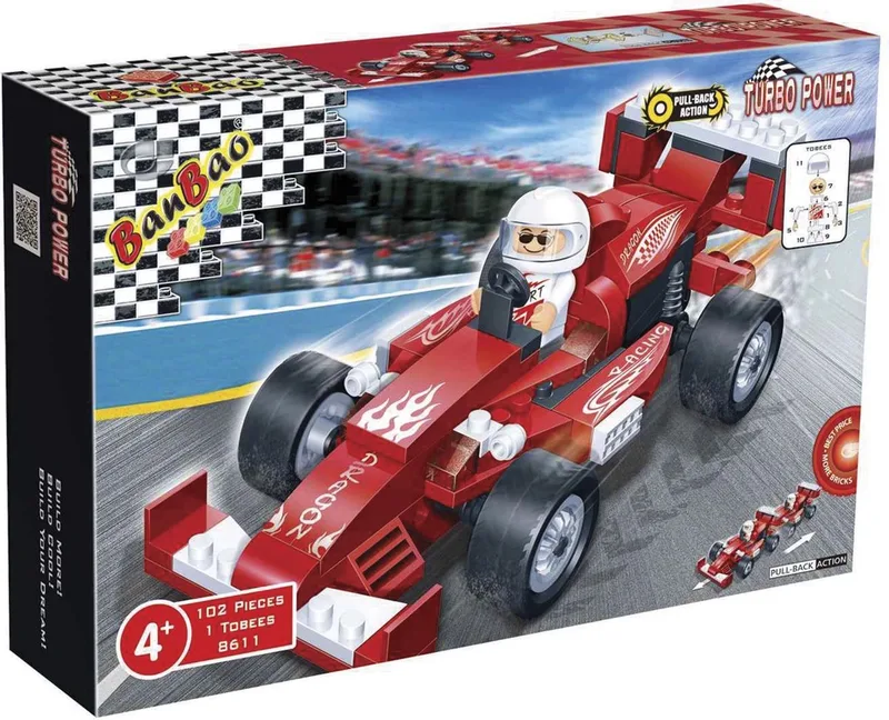 Turbo Power Dragon - 8611 by BanBao in Rood – product photo