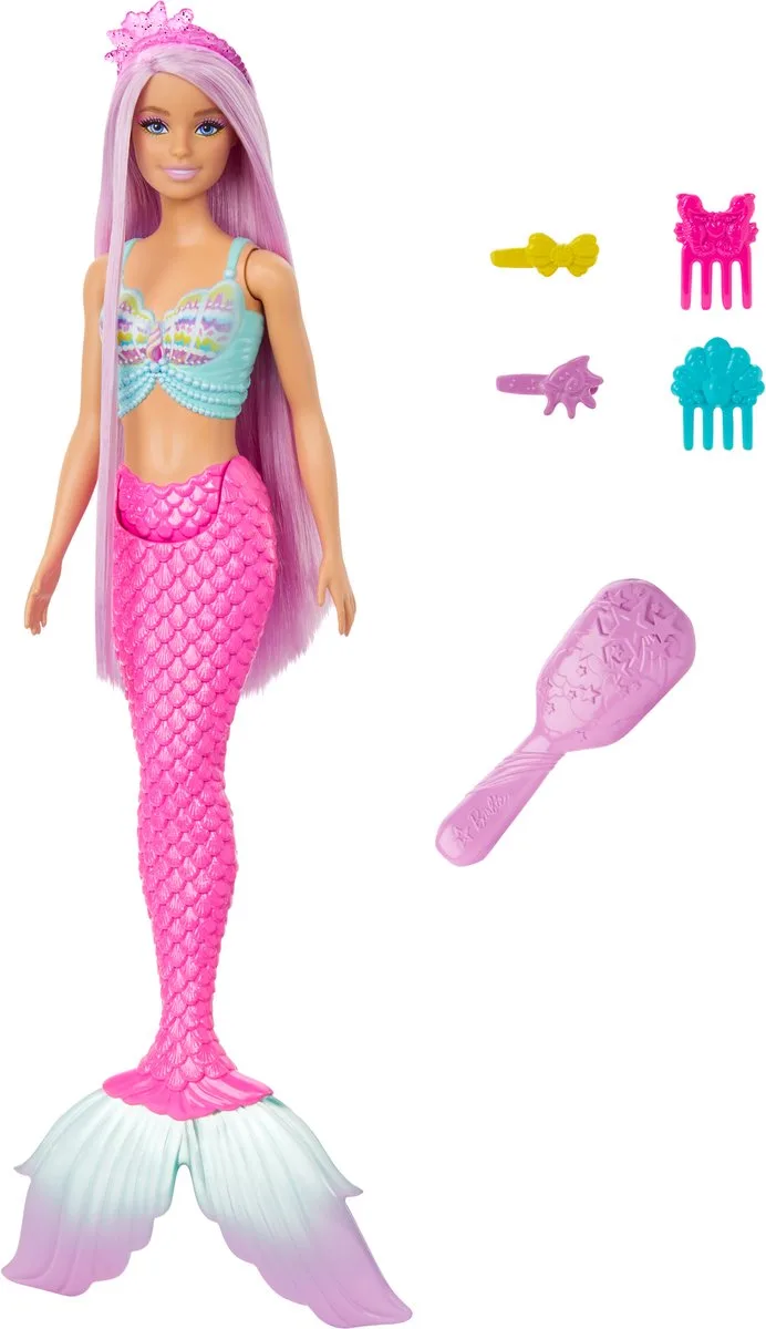 A Touch of Magic - Zeemeermin - Met roze staart fra Barbie i Flerfarvet – produktbillede