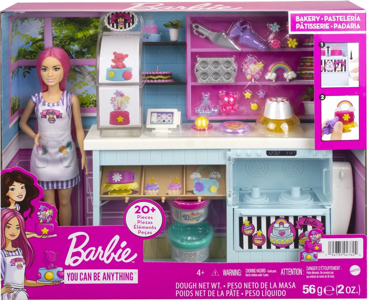 Bakkerij - Speelfigurenset fra Barbie i Flerfarvet – produktbillede