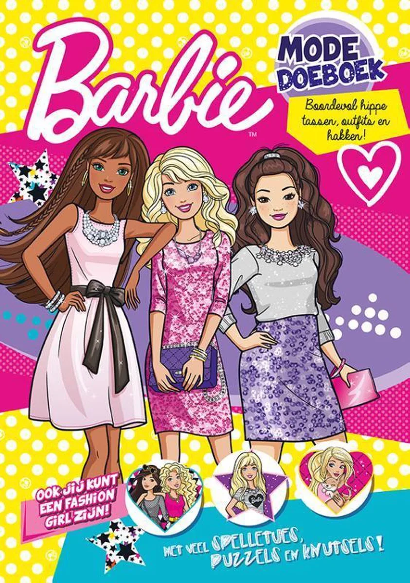Barbi mode doeboek van Barbie in Geel – productfoto