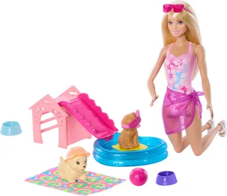 Zwemfeestje voor Puppy's by Barbie in Barbie Zwemfeestje voor Puppy's – product photo 1 of 5