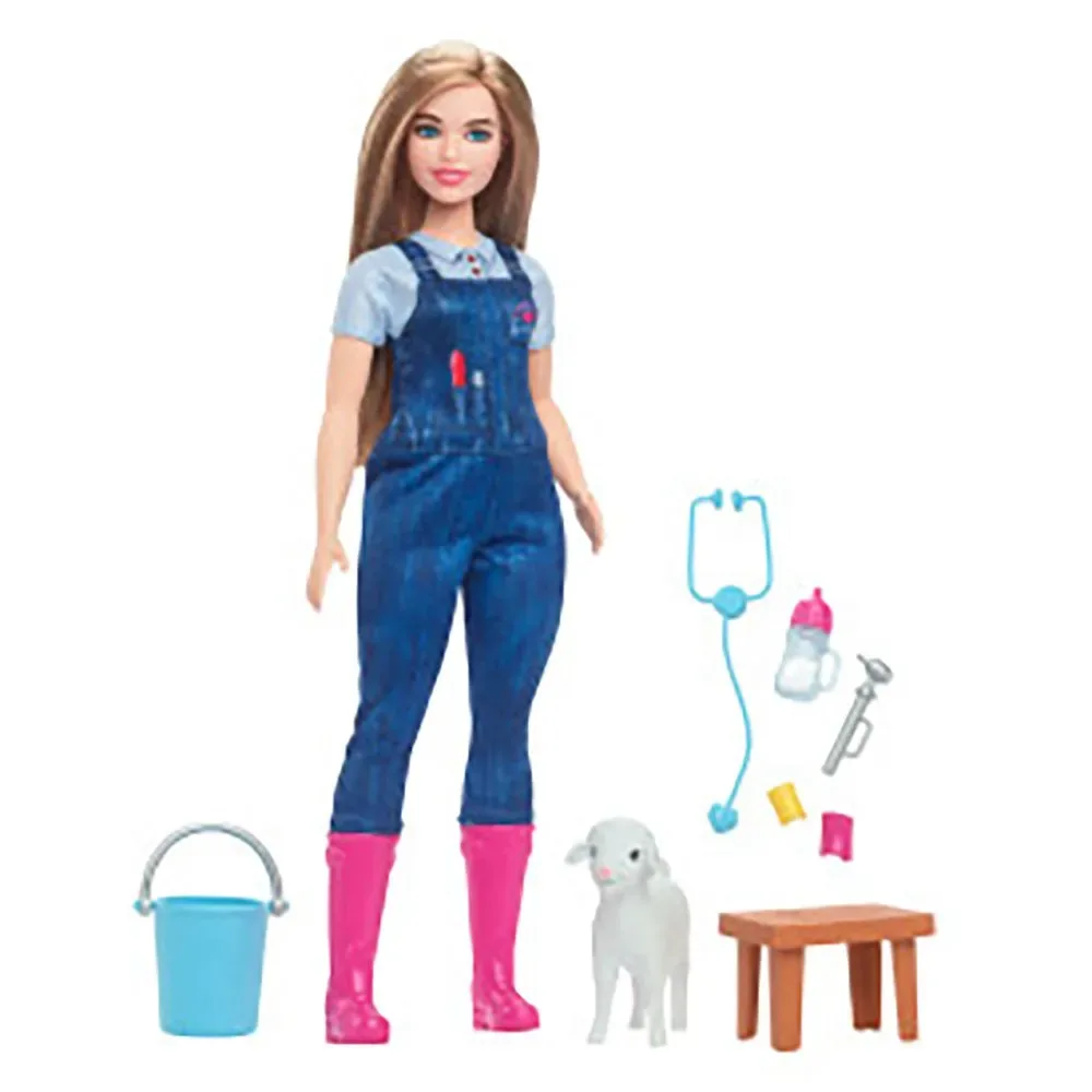 Yrken Med Tillbehör. Du Kan Vara Veterinär På Landet från Barbie – produktbild
