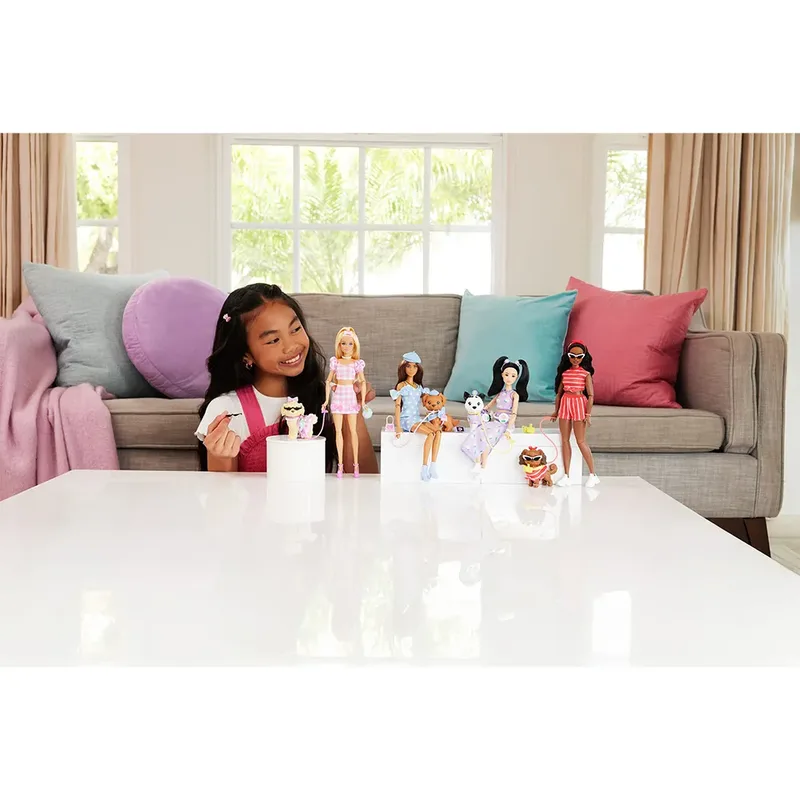 Brunette Pop Met Hond In Bijpassende Looks fra Barbie – produktbillede 5 af 6