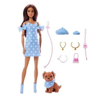 Brunette Pop Met Hond In Bijpassende Looks fra Barbie – produktbillede 4 af 6