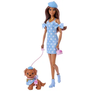 Brunette Pop Met Hond In Bijpassende Looks fra Barbie – produktbillede 1 af 6